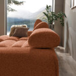 HOEKZITSET, velours terracotta thumbnail 6