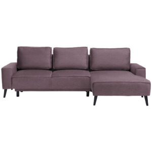 HOEKSTOELENSET, velours paars