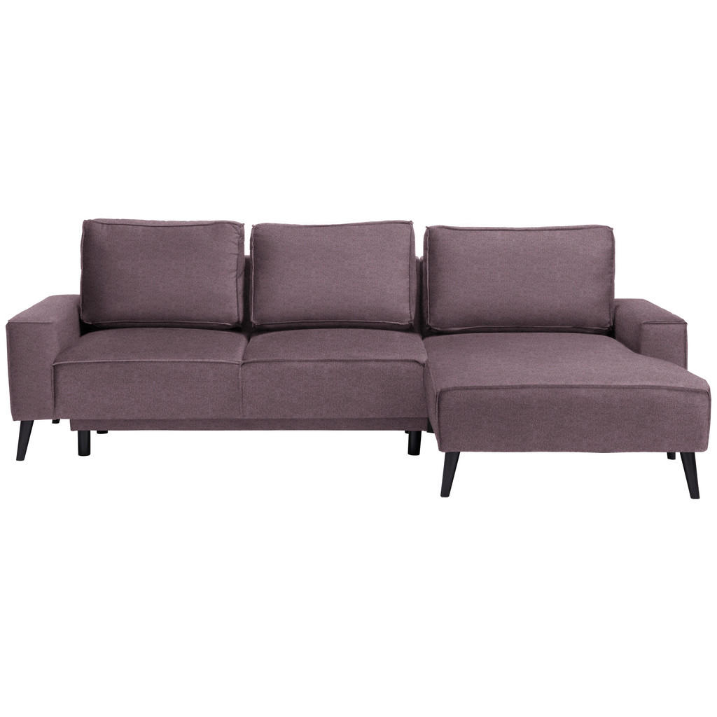 HOEKSTOELENSET, velours paars