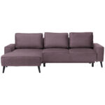 HOEKSTOELENSET, velours paars thumbnail 1