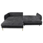 HOEKZITSET, velours antraciet thumbnail 6