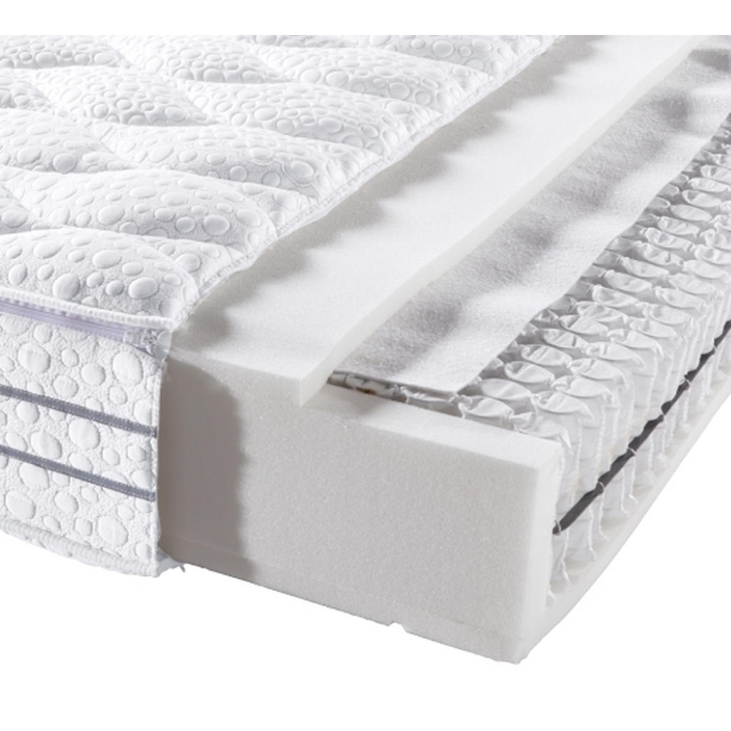 BED MET POCKETVEER 90/200 cm