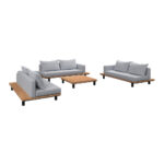 LOUNGESET teak aluminium thumbnail 2