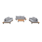 LOUNGESET teak aluminium thumbnail 6