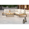 LOUNGESET teak aluminium