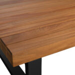 LOUNGE SET stof acacia massief staal thumbnail 3
