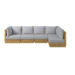 LOUNGE GARNITURA acacia volledig massief thumbnail 4