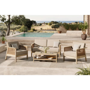 LOUNGESET acacia massief