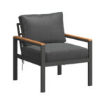 LOUNGE SET acacia geheel massief aluminium thumbnail 3