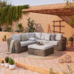 LOUNGE SET stof acacia aluminium thumbnail 3
