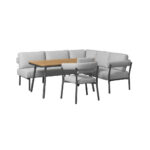 LOUNGE SET stof aluminium, staal thumbnail 5