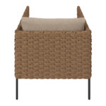 LOUNGE SET acacia geheel massief staal thumbnail 4