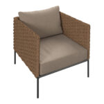 LOUNGE SET acacia geheel massief staal thumbnail 5