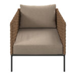 LOUNGE SET acacia geheel massief staal thumbnail 6