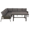 LOUNGESET stof aluminium