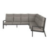 LOUNGESET stof aluminium