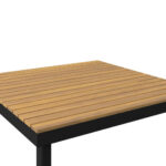 LOUNGE SET stof acacia massief ijzer thumbnail 6