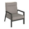 LOUNGE FAMSTOEL stof aluminium