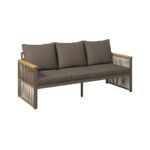 LOUNGEBANK acacia massief aluminium thumbnail 3