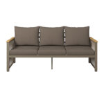 LOUNGEBANK acacia massief aluminium thumbnail 5