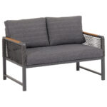 LOUNGEBANK stof aluminium thumbnail 1