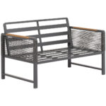 LOUNGEBANK stof aluminium thumbnail 4