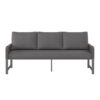 LOUNGEBANK stof aluminium