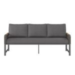 LOUNGEBANK stof aluminium thumbnail 1