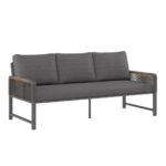 LOUNGEBANK stof aluminium thumbnail 3