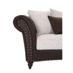 MEGA BANK, bruin textiel thumbnail 6