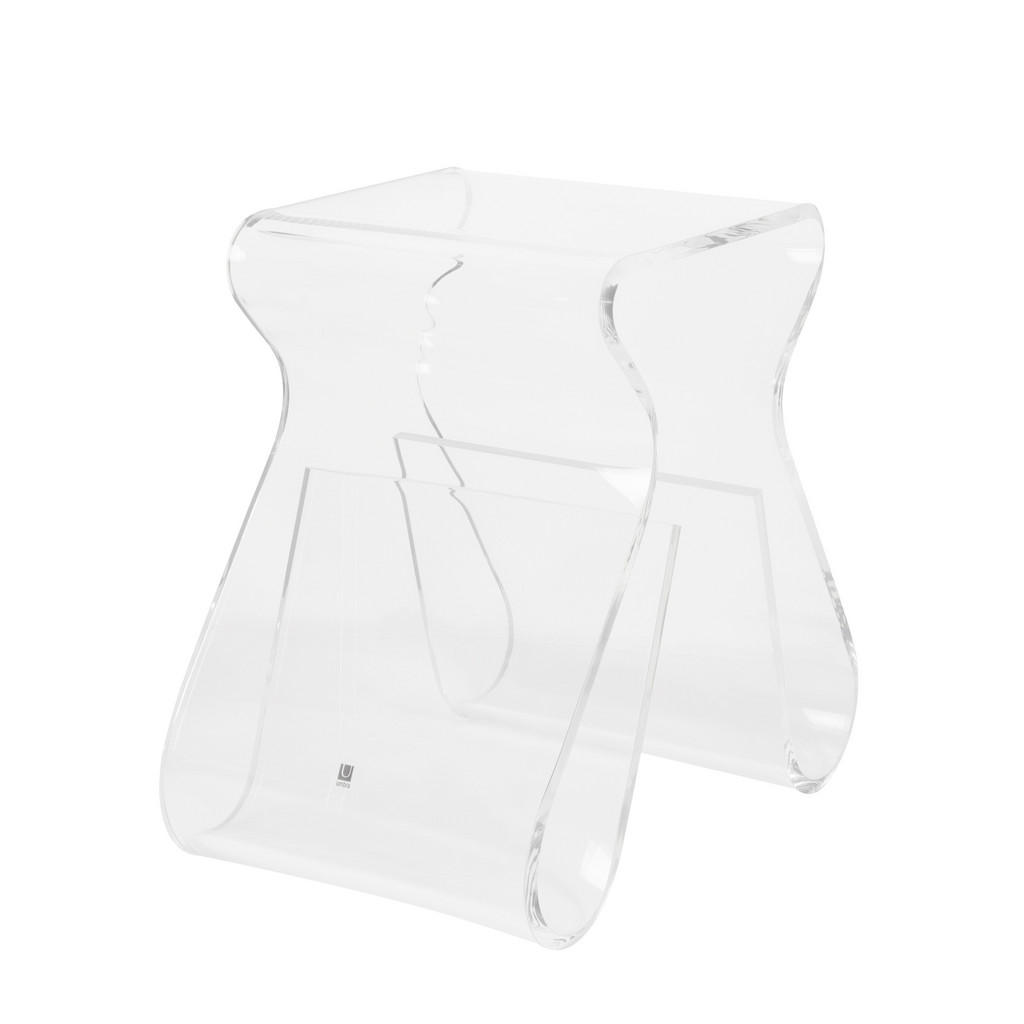 TAFEL, 42/43/29 cm transparant