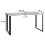 JEUGDBUREAU metaal, houtmateriaal eikenkleur thumbnail 4