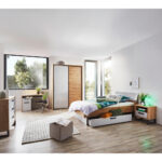 JEUGDBUREAU, houten materiaal, grijs, eikenkleur thumbnail 2