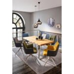 STOELEN, metaal, textiel antraciet, blauw thumbnail 7