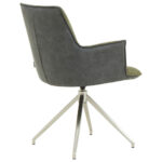 STOELEN, metaal, textiel antraciet, groen thumbnail 5