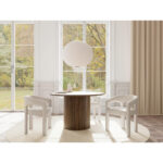 STOELEN, metaal, textiel wit thumbnail 2
