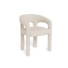 STOELEN, metaal, textiel wit