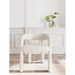 STOELEN, metaal, textiel wit thumbnail 3