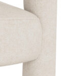 STOELEN, metaal, textiel wit thumbnail 5