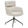 STOELEN, metaal, textiel zwart, wit