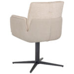 STOELEN, metaal, textiel wit thumbnail 4