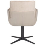 STOELEN, metaal, textiel wit thumbnail 5