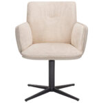 STOELEN, metaal, textiel wit thumbnail 2