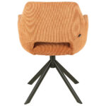 STOELEN, metaal, textiel bruin, zwart thumbnail 3