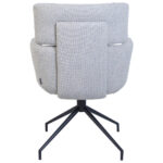STOELEN, metaal, textiel grijs, zwart thumbnail 2