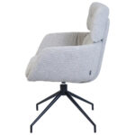 STOELEN, metaal, textiel grijs, zwart thumbnail 3