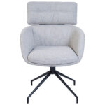 STOELEN, metaal, textiel grijs, zwart thumbnail 4