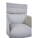 STOELEN, metaal, textiel grijs, zwart thumbnail 5