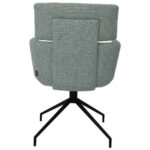 STOELEN, metaal, textiel groen, zwart thumbnail 2