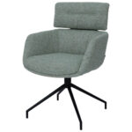 STOELEN, metaal, textiel groen, zwart thumbnail 5